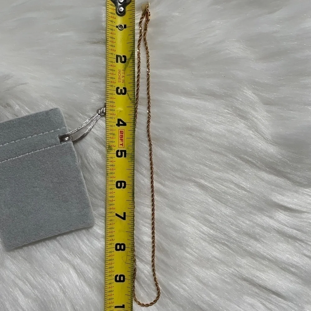 ASHINE 0.8mm Italian Box Chain Necklace